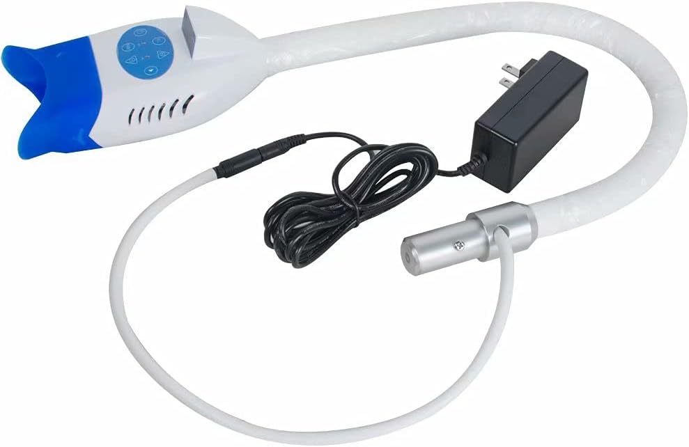 Enshey LED Teeth Whitening Light Dental Mobile Cold LED Light Lamp Bleaching Accelerator Holding on Table LED Teeth Whitening Machine, Ship from USA, 2-4 Days Delivery