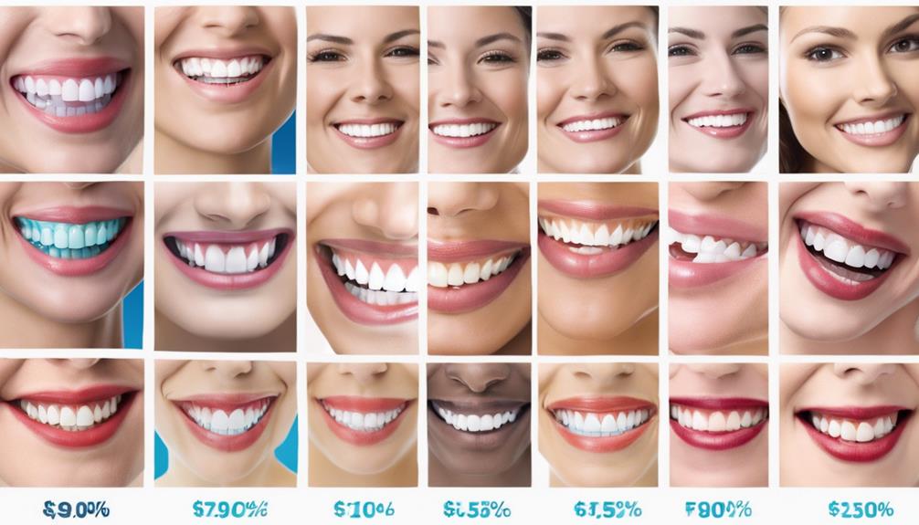 in office teeth whitening prices