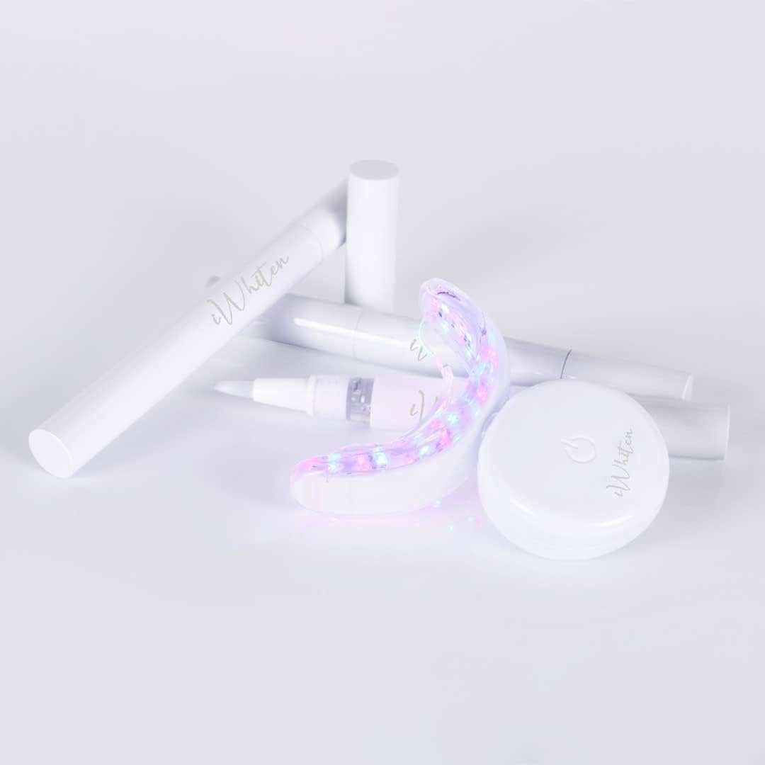 iWhiten Wireless Teeth Whitening Device - 44% Hydrogen Peroxide Waterproof 32X LED
