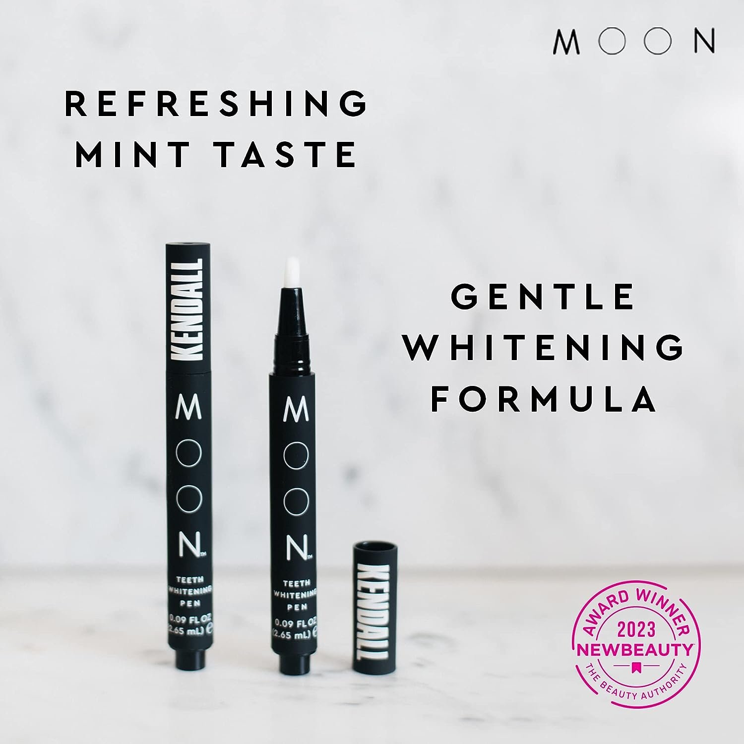 MOON LED Teeth Whitening Kit, Teeth Whitening Device, Kendall Jenner Teeth Whitening Pen, Dissolving Teeth Whitening Strips…