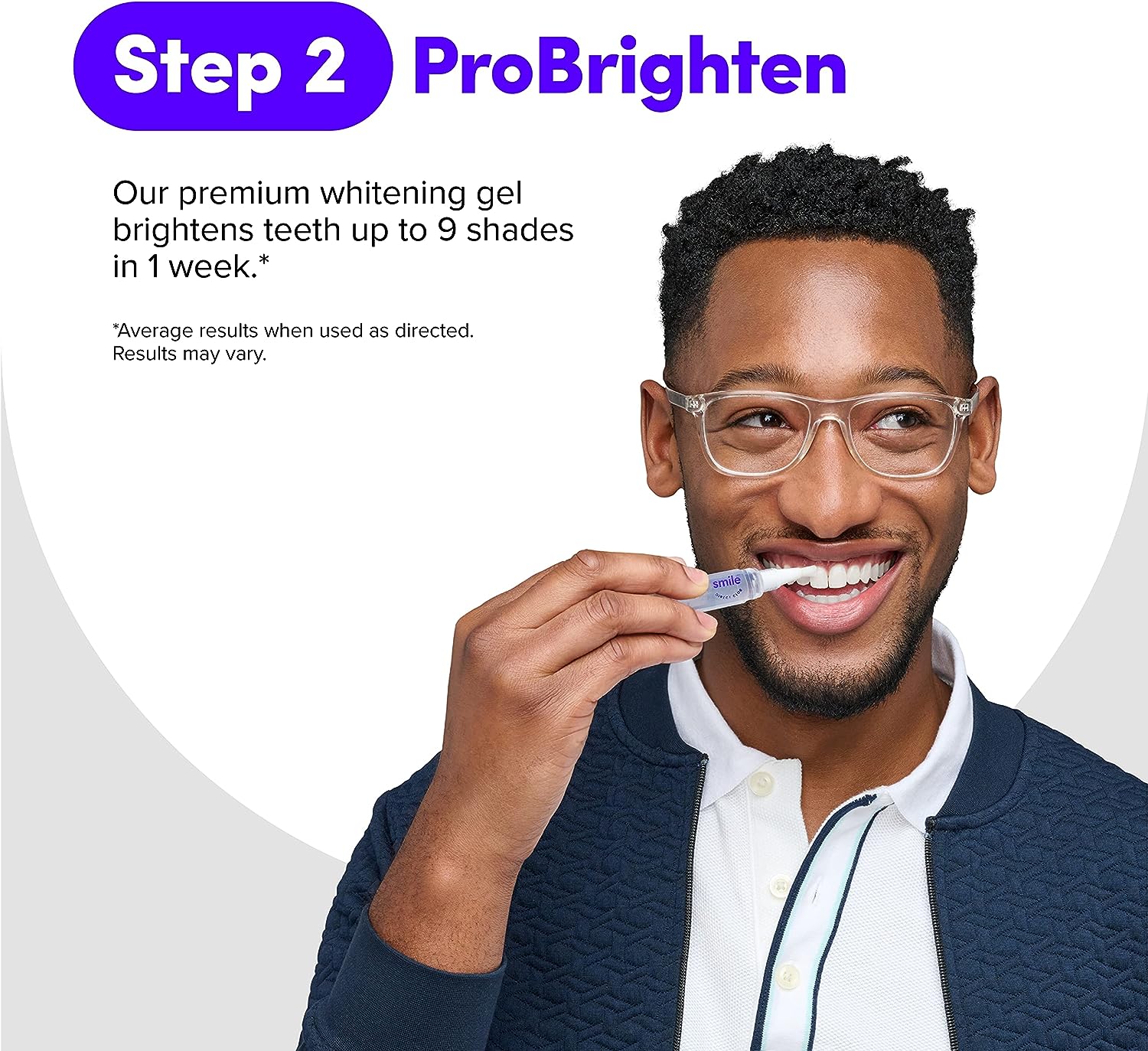 SmileDirectClub Pro Teeth Whitening Gel System with LED Light - 4 Pack Pens and Whitening Toothpaste - Professional Strength Hydrogen Peroxide - Pain Free and Enamel Safe