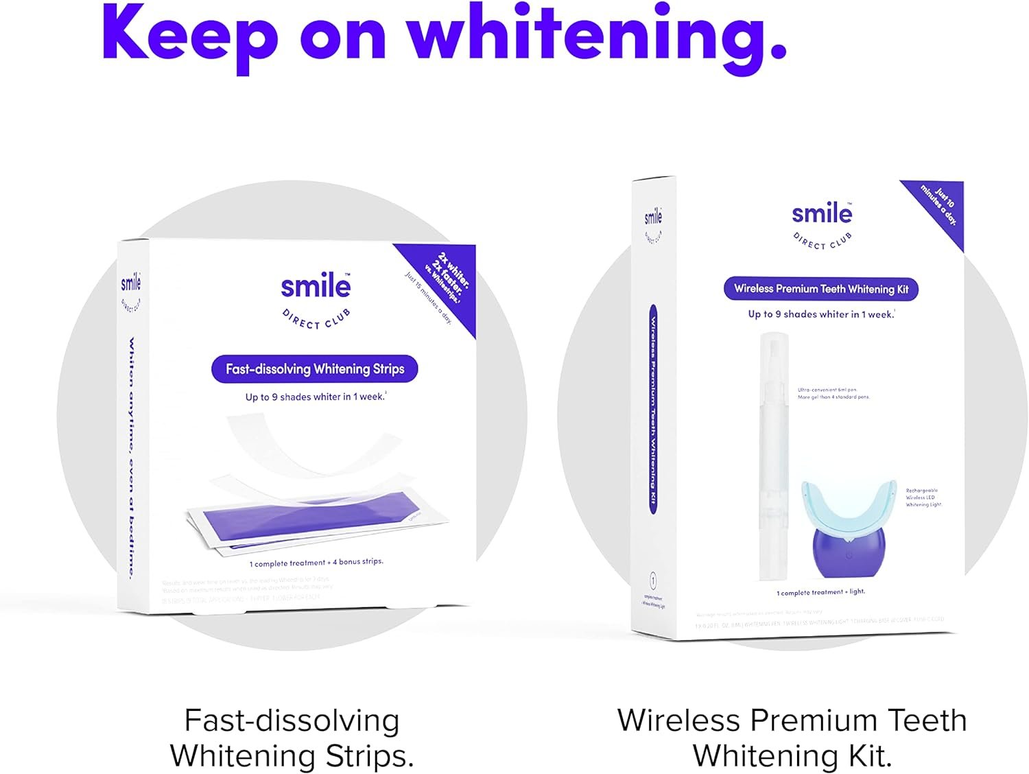 SmileDirectClub Teeth Whitening 4ml Stain Preventer - Blocks Stains for Up to 4 Hours - Professional Strength Hydrogen Peroxide - Pain Free and Enamel Safe