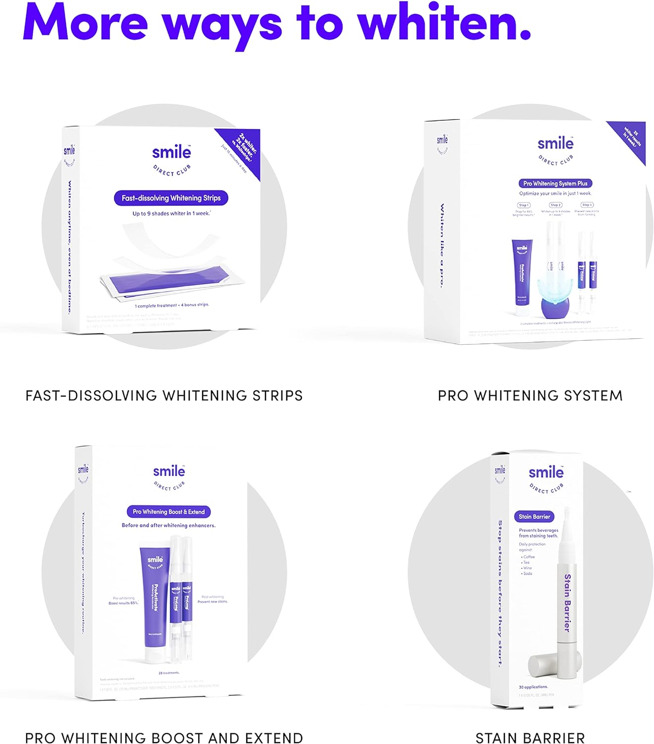 SmileDirectClub Teeth Whitening Kit with LED Light - 9 Pack Gel Pens - Professional Strength Hydrogen Peroxide - Pain Free and Enamel Safe - Up to 9 Shades Whiter in 1 Week